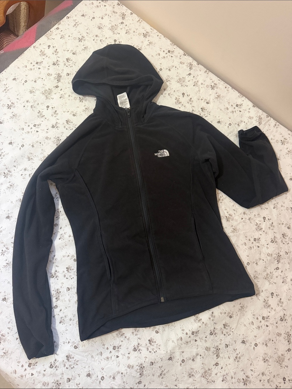 The North Face Black Women's Full-Zip Fleece Hoodie